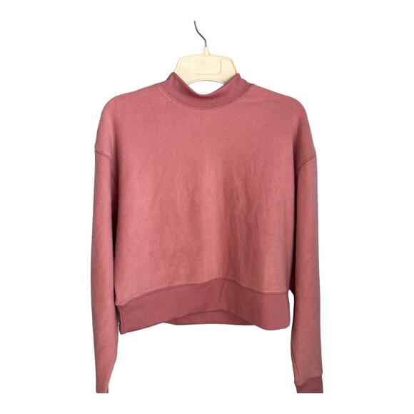 Abound Nordstrom NWT NEW Pink Bloom Cropped Sweatshirt Size Small - Picture 1 of 12